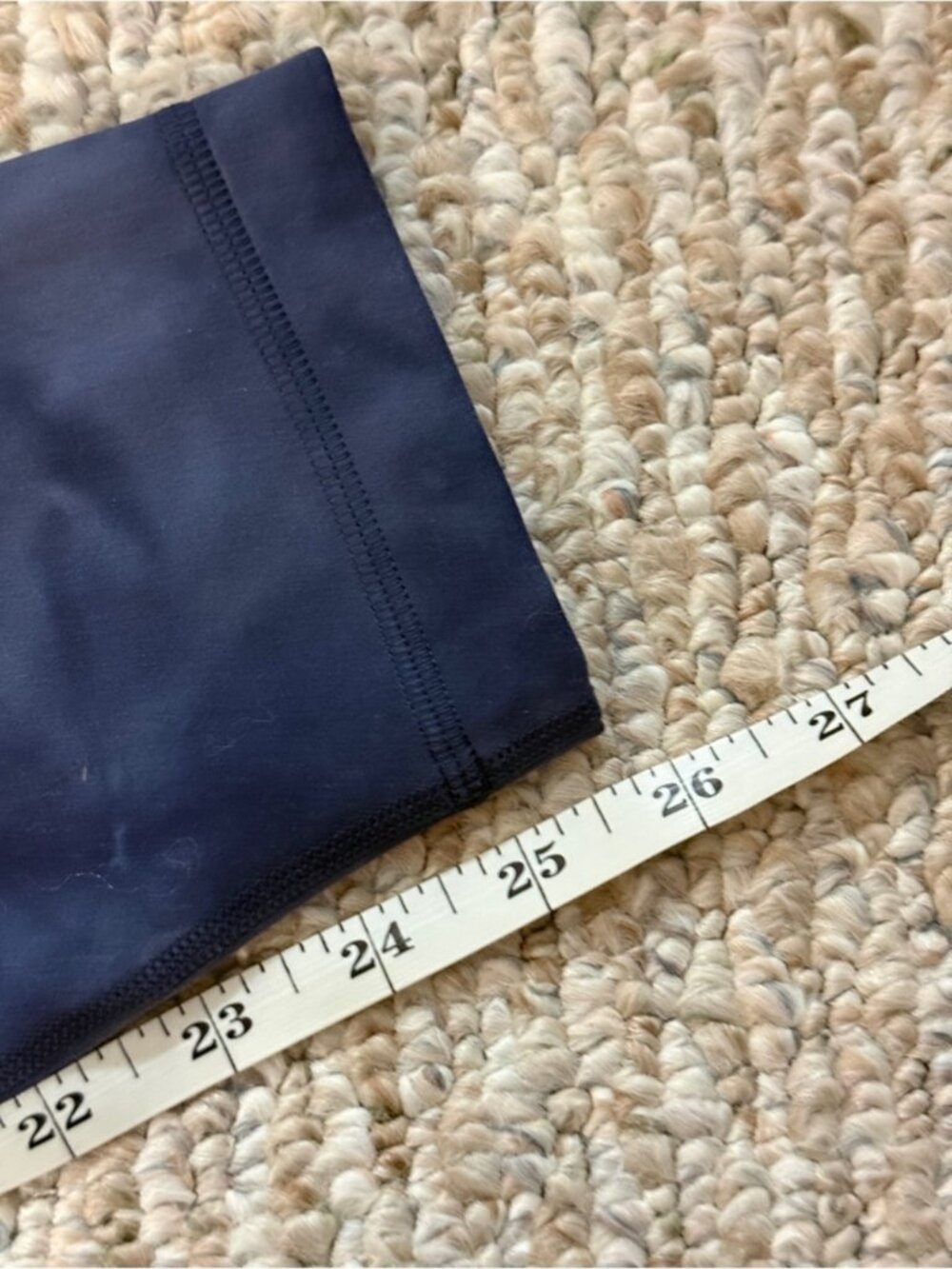 Lululemon Wunder Train High-Rise Tight 25" Diamond Dye Shade Naval Blue Size 8 - Picture 9 of 9